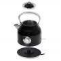 Adler | Kettle with a Thermomete | AD 1346b | Electric | 2200 W | 1.7 L | Stainless steel | 360° rotational base | Black - 5